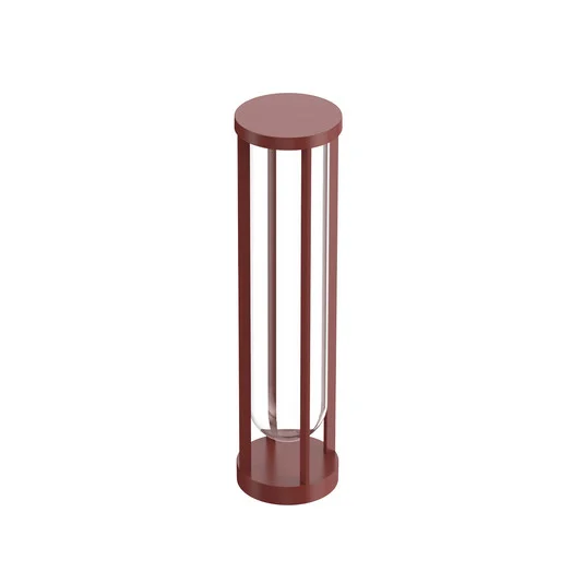 Bolardo FLOS In Vitro 2, 2.700 K, 60 cm terracota