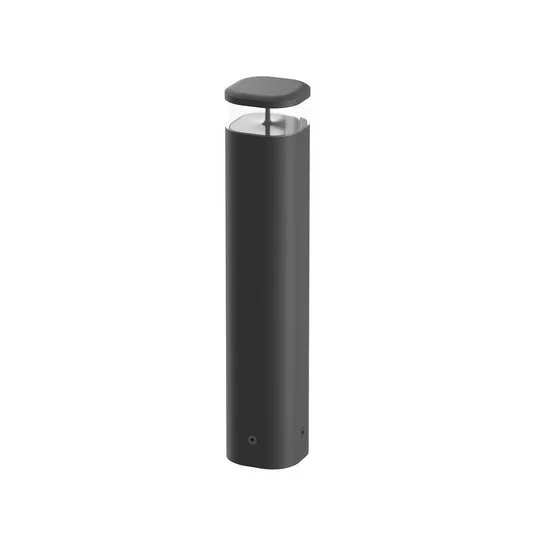 FLOS Pointbreak Bollard 2, 2.700K antracita 60cm