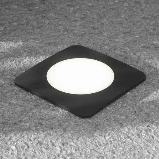 Foco empotrado LED Ceci 160-SQ negro CCT