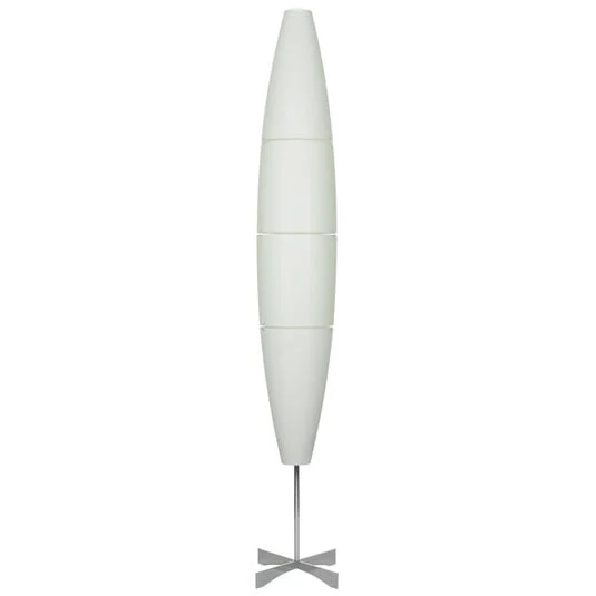 Foscarini Havana lámpara pie, cromo/blanco