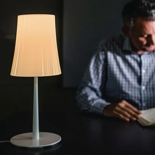 Lámpara de mesa Foscarini Birdie Easy blanca