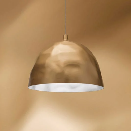 Foscarini Bump lámpara colgante dorada