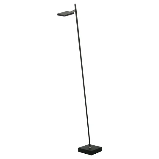 Lámpara de pie LED Block, 1 luz, negro