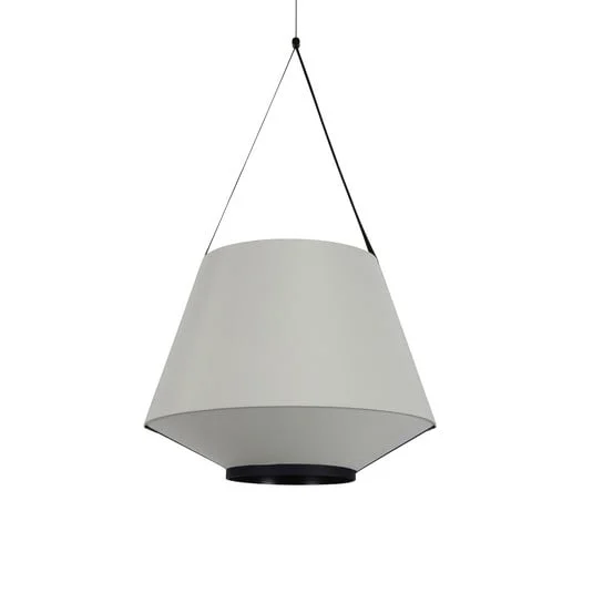 Forestier Carrie M lámpara colgante, gris