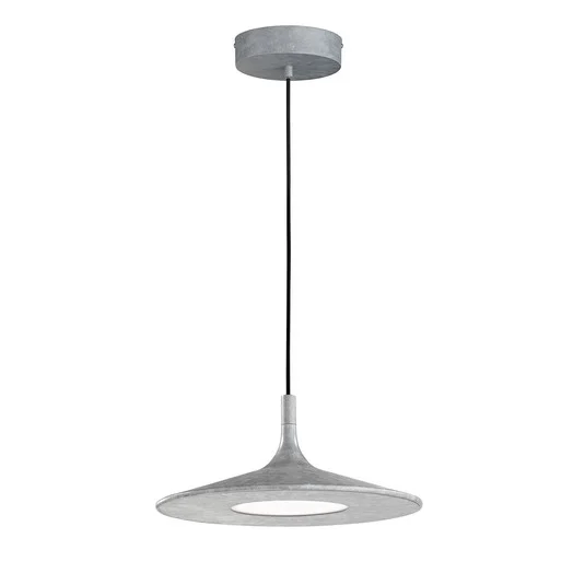 Schöner Wohnen Lámpara colgante LED Slim, color hormigón