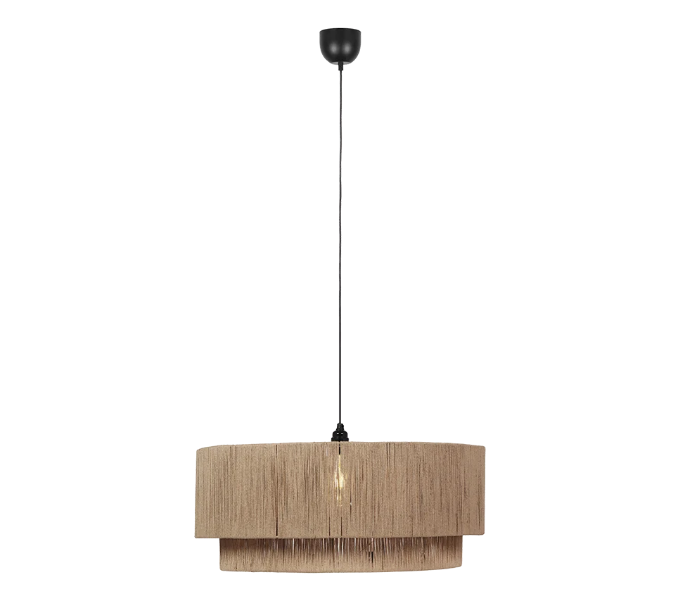 Lámpara de techo colgante Trio Smilla negro mate 150cm 366890136