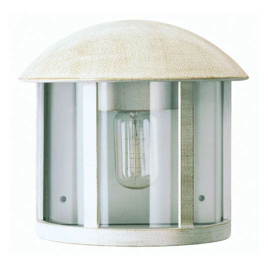 Gerlin aplique de exterior en blanco-oro