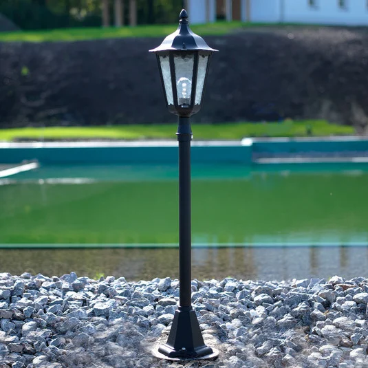 Bolardo luminoso 4142, negro