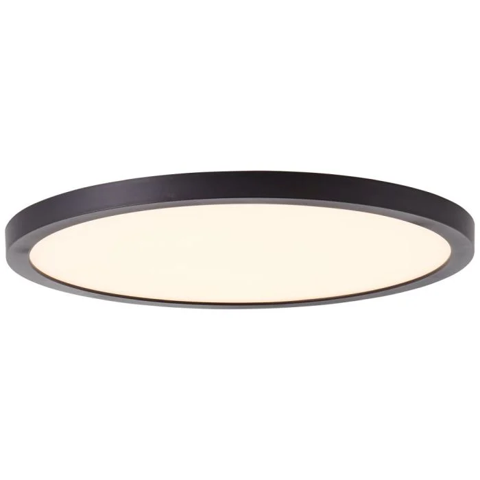 Brilliant Tuco Luz de techo Plástico Negro Blanco 16W 2100lm - 827 Luz Muy Cálida | 250mm