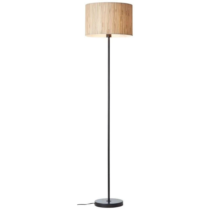 Brilliant Lampara De Pié Wimea Metal Negro Beige | 380mm - Apta para 1x E27