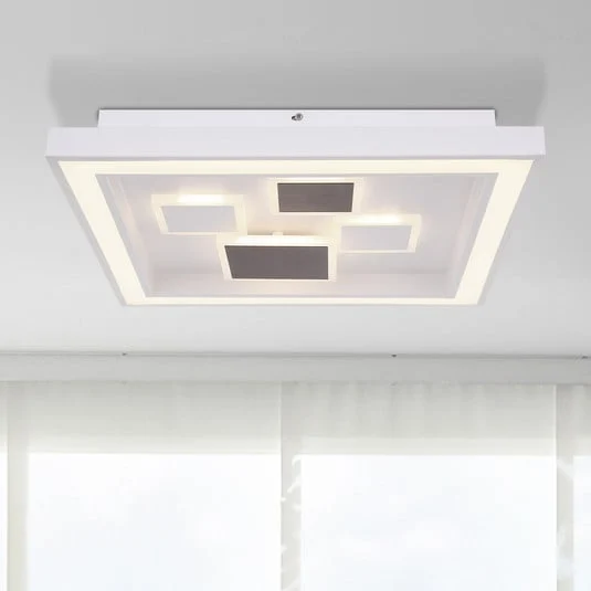 Plafón LED Nolo, angular, atenuable, CCT