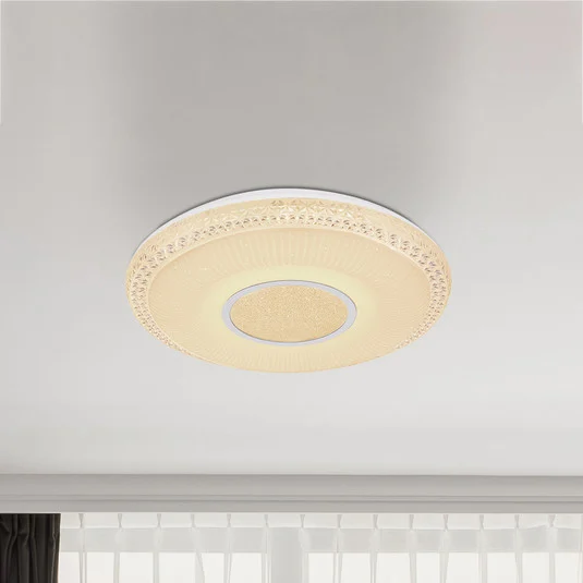 Plafón LED Klemens, redondo, atenuable, RGBW