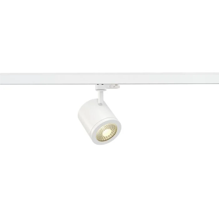 SLV Foco En Carril Enola C 3 Fases Aluminium Whit Esféricae 11W 1040lm 55D - 830 Luz Cálida