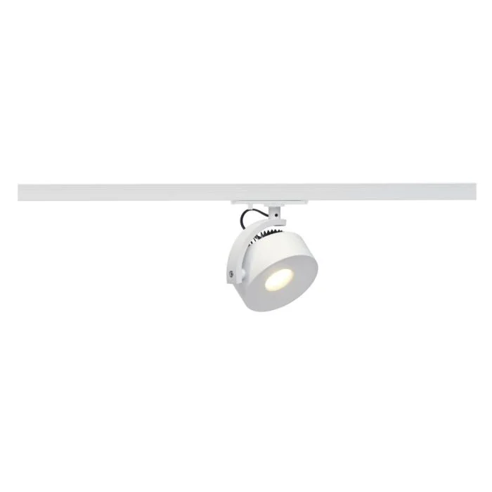 SLV Foco En Carril Kalu 1-Fase Aluminium Blanco 13W 970lm 95D - 830 Luz Cálida | Regulable