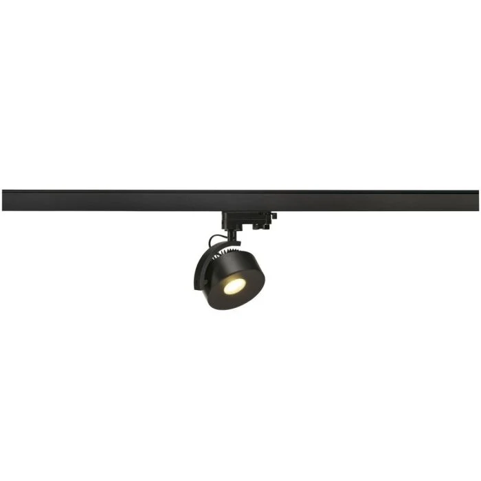 SLV Foco En Carril Kalu 3 Fases Aluminium Negro Esférica 13W 970lm 35D - 830 Luz Cálida | Regulable