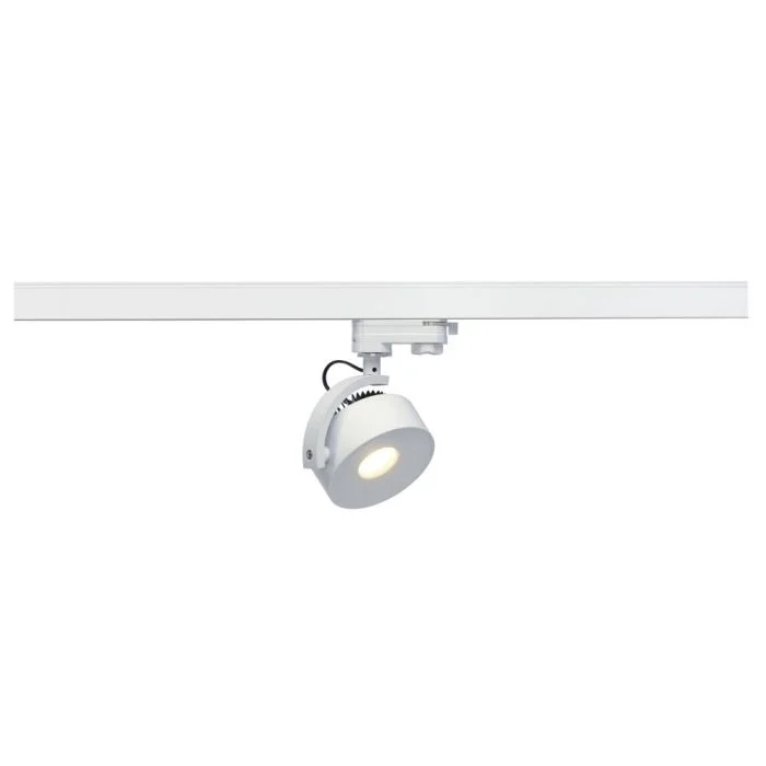 SLV Foco En Carril Kalu 3 Fases Aluminium Blanco Esférica 13W 970lm 95D - 930 Luz Cálida | Mejor Reproducción De Color - Regulable