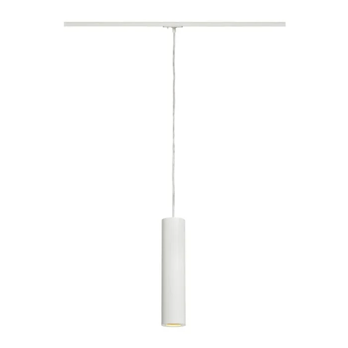 SLV Foco de carril Colgante De Luz Foco Enola B 1-Fase Aluminium Blanco | Apta para 1x GU10