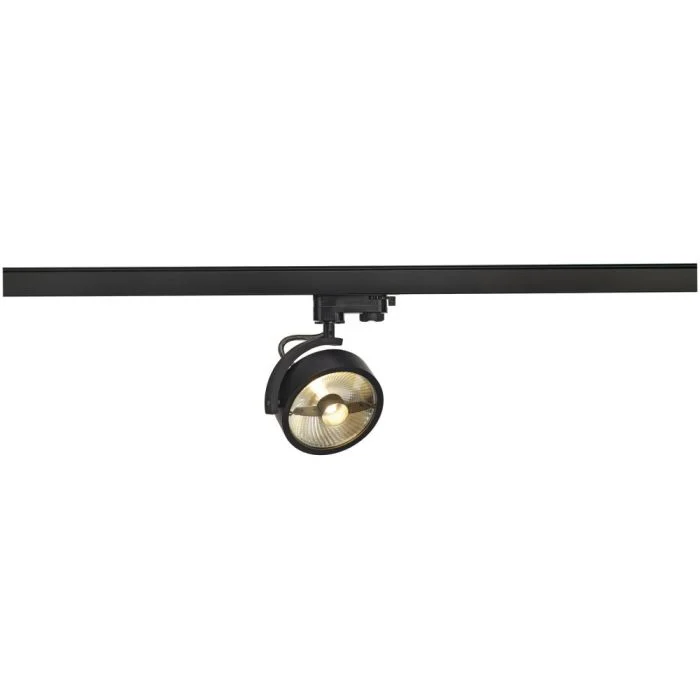 SLV Foco En Carril Kalu 3 Fases Aluminium Negro | Apta para 1x GU10 (AR111)