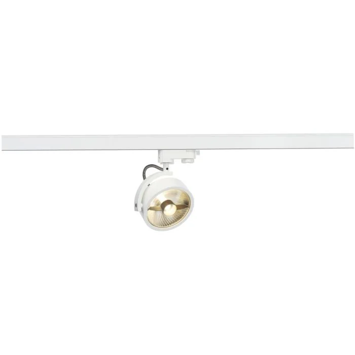 SLV Foco En Carril Kalu 3 Fases Aluminium Blanco | Apta para 1x GU10 (AR111)