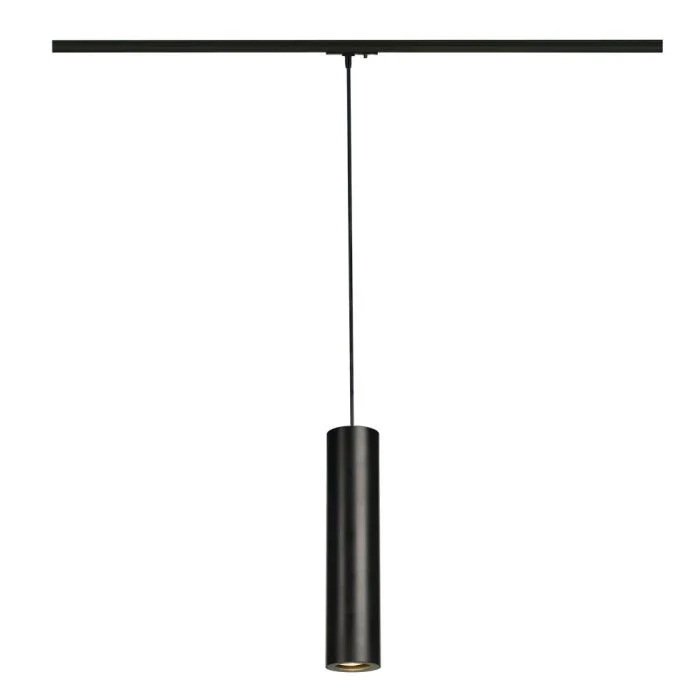 SLV Foco de carril Colgante De Luz Foco Enola B 1-Fase Aluminium Negro | Apta para 1x GU10