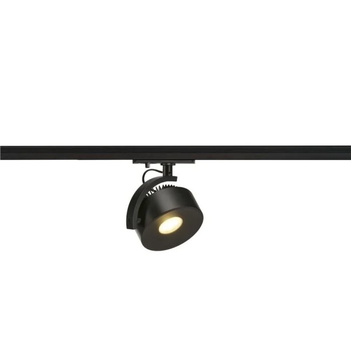 SLV Foco En Carril Kalu 1-Fase Aluminium Negro 13W 970lm 95D - 830 Luz Cálida | Regulable