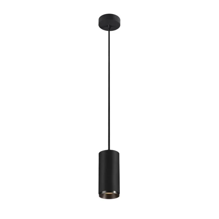 SLV Numinos Phase M Colgante De Luz Aluminium Negro 20.1W 1925lm 24D - 927 Luz Muy Cálida | Mejor Reproducción De Color - Regulable