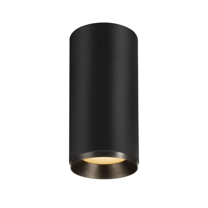 SLV Numinos Phase L Foco Aluminium Negro 28W 2475lm 60D - 927 Luz Muy Cálida | Mejor Reproducción De Color - Regulable