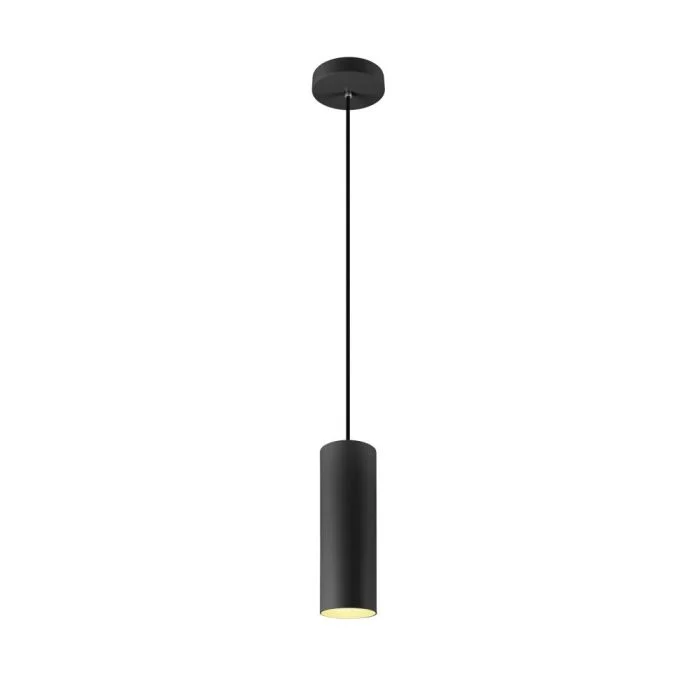 SLV Enola Colgante De Luz Aluminium Negro 150cm | Apta para 1x E27