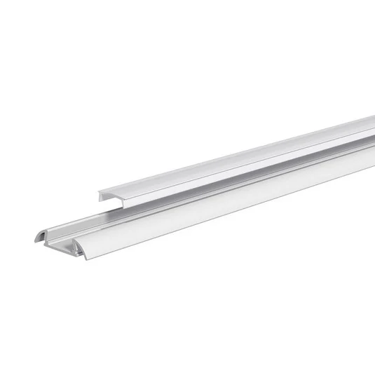 EVN APFLAT2, perfil aluminio U 200cm, redondeado