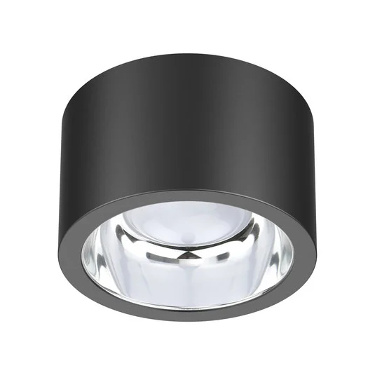 Foco de techo LED ALG54, Ø 21,3 cm antracita