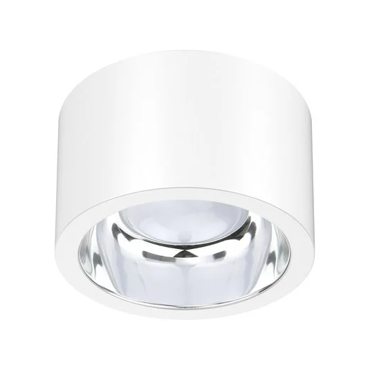 Foco de techo LED ALG54, Ø 12,9 cm blanco