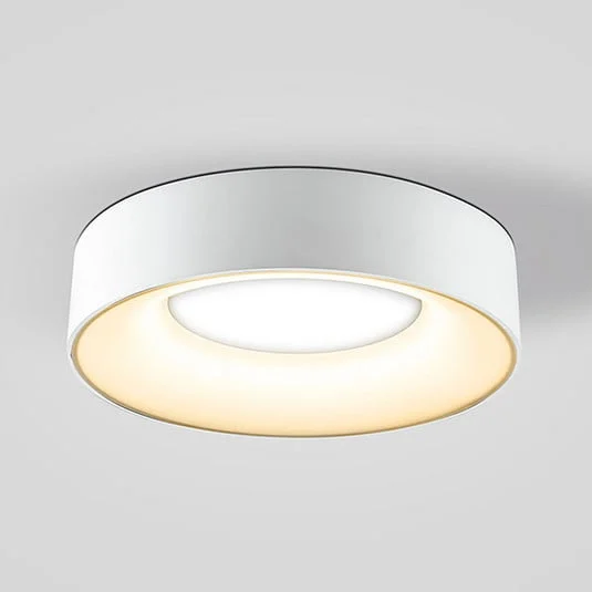 Plafón Sauro LED, Ø 30 cm, blanco