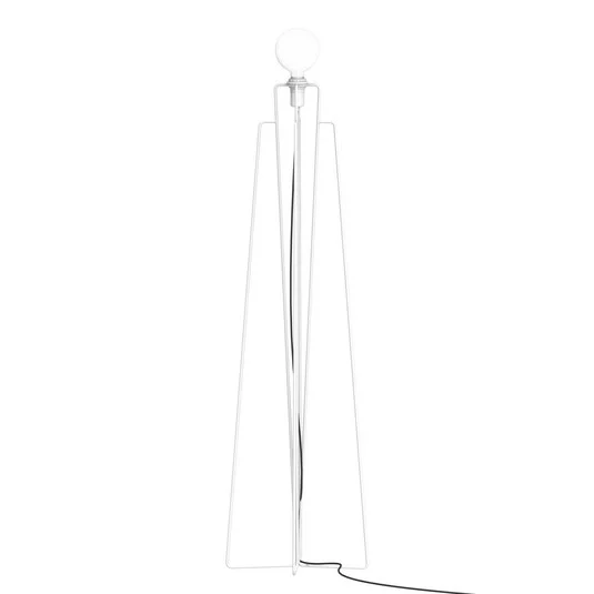 GRUPA Model M1 lámpara pie LED blanco cable negro