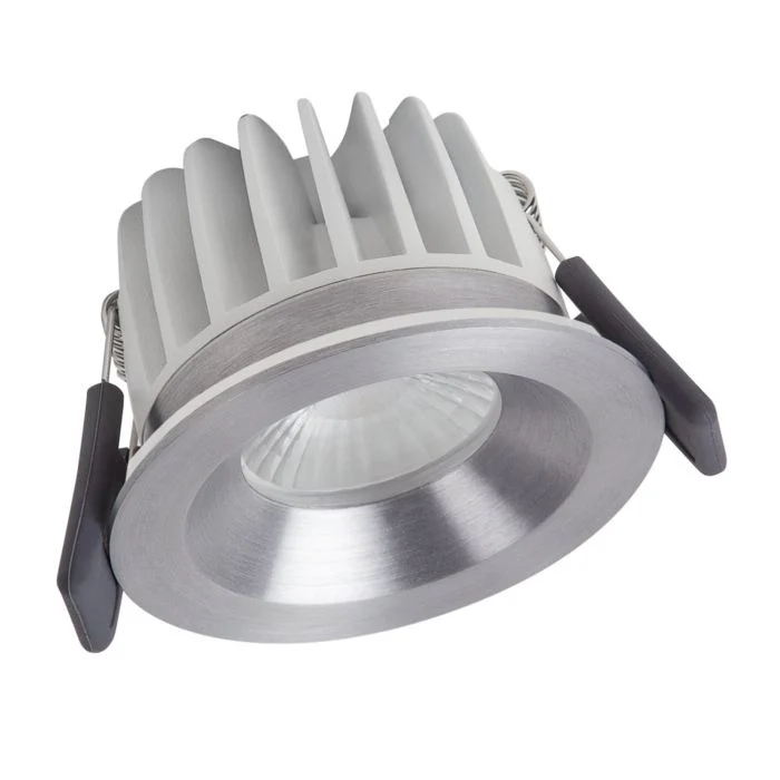 Ledvance LED SPOT Incombustible Plata 8W 620lm 36D - 830 Luz Cálida | 81mm - IP65 - Regulable