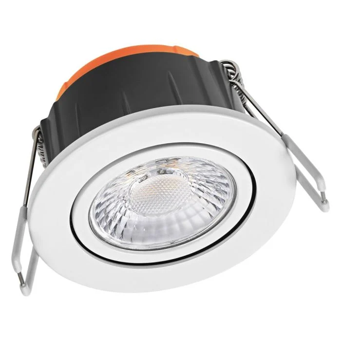 Ledvance Foco LED Combo Adjust Aluminium Blanco 6W 540lm 60D - 940 Blanco Frio | 82mm - Recorte 68mm - IP65 - Mejor Reproducción De Color - Dali Regulable