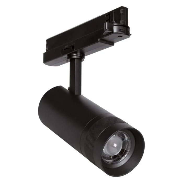 Ledvance Foco LED En Carril 3 Fases Zoom Negro 20W 2400lm - 930 Luz Cálida| Mejor Reproducción De Color - 1-10V Regulable