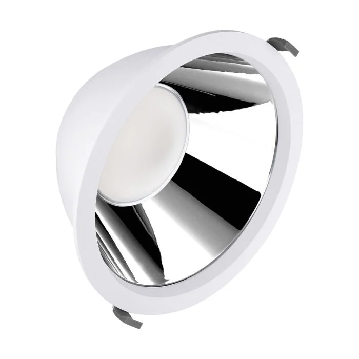 Ledvance Downlight LED Comfort High Efficiency D Aluminium Blanco 36W 5200lm 55D - 840 Blanco Frio | 265mm - Recorte 250mm - Dali Regulable