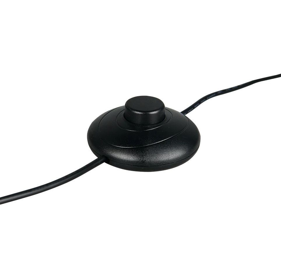 Lámpara de pie Trio Flynt LED cromo 130cm 4