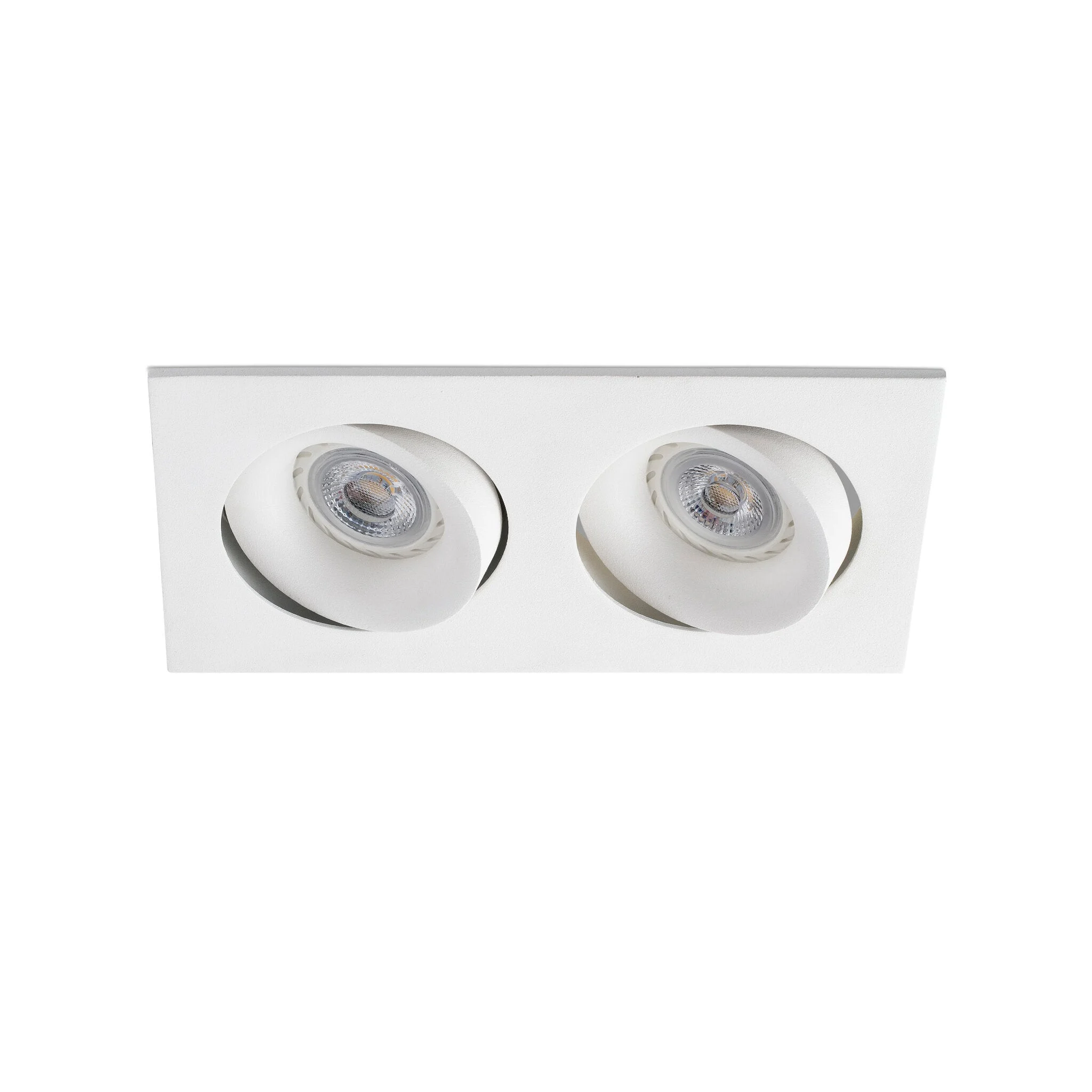 Downlight empotrable de techo Faro Argon GU10 LED blanco mate IP20 43403