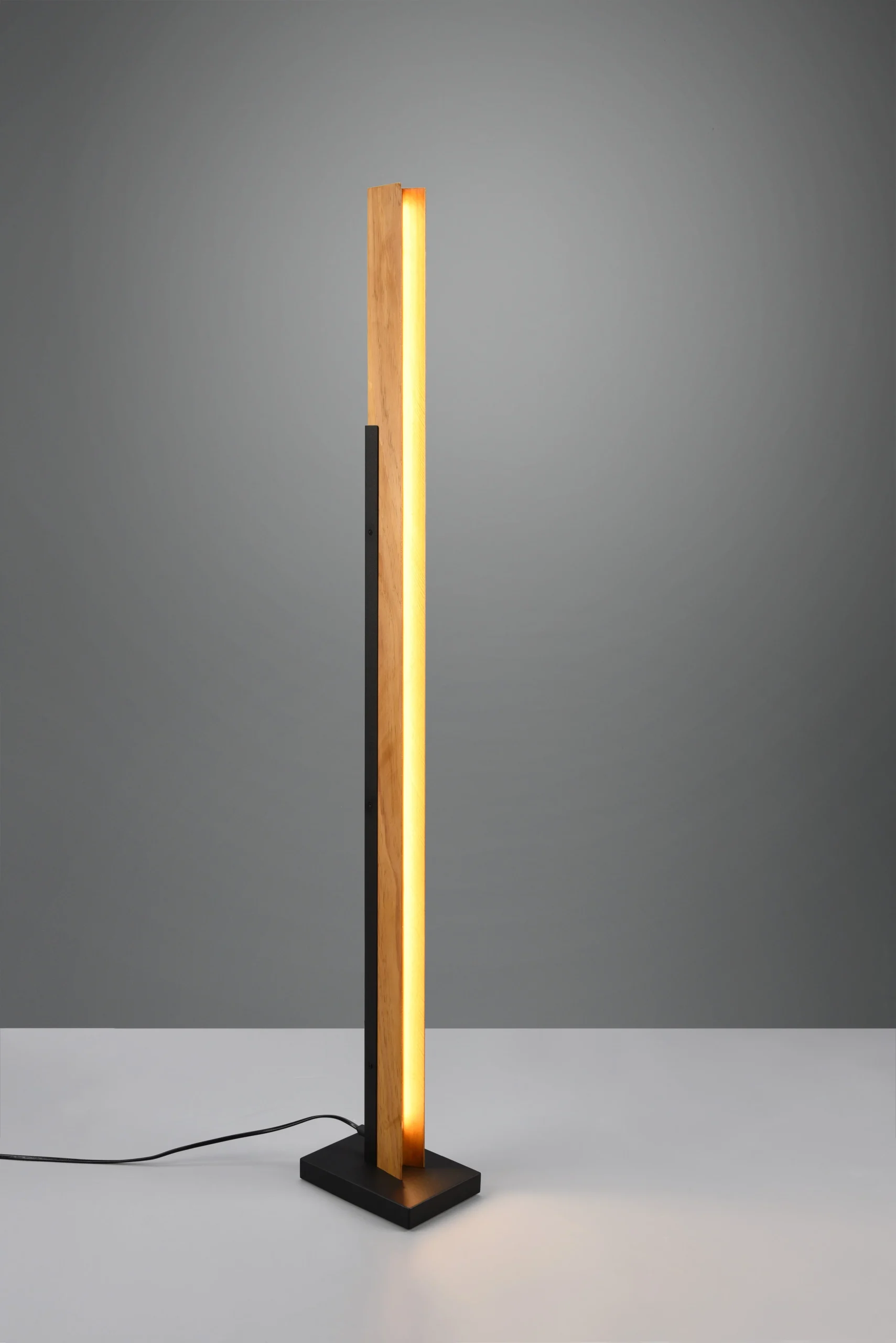 Lámpara de pie Trio Kerala LED negro mate táctil 3000K 120cm 4