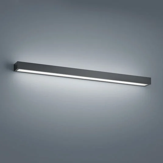 Helestra Theia aplique de pared LED, negro mate 90 cm