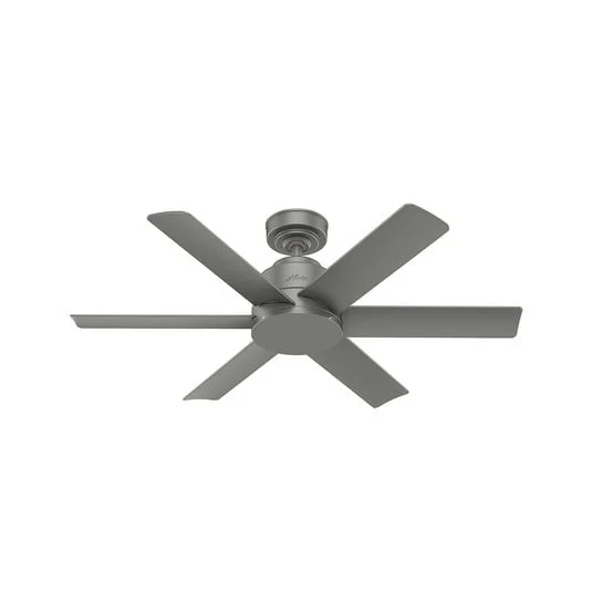Hunter Kennicott ventilador de techo plata mate