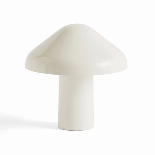 HAY Pao Lámpara de mesa LED portátil con batería recargable blanca