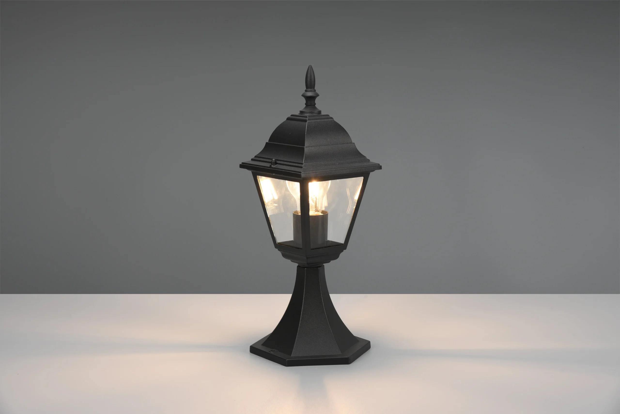 Baliza de exterior Trio Livenza negro mate IP44 39,5cm 505760132