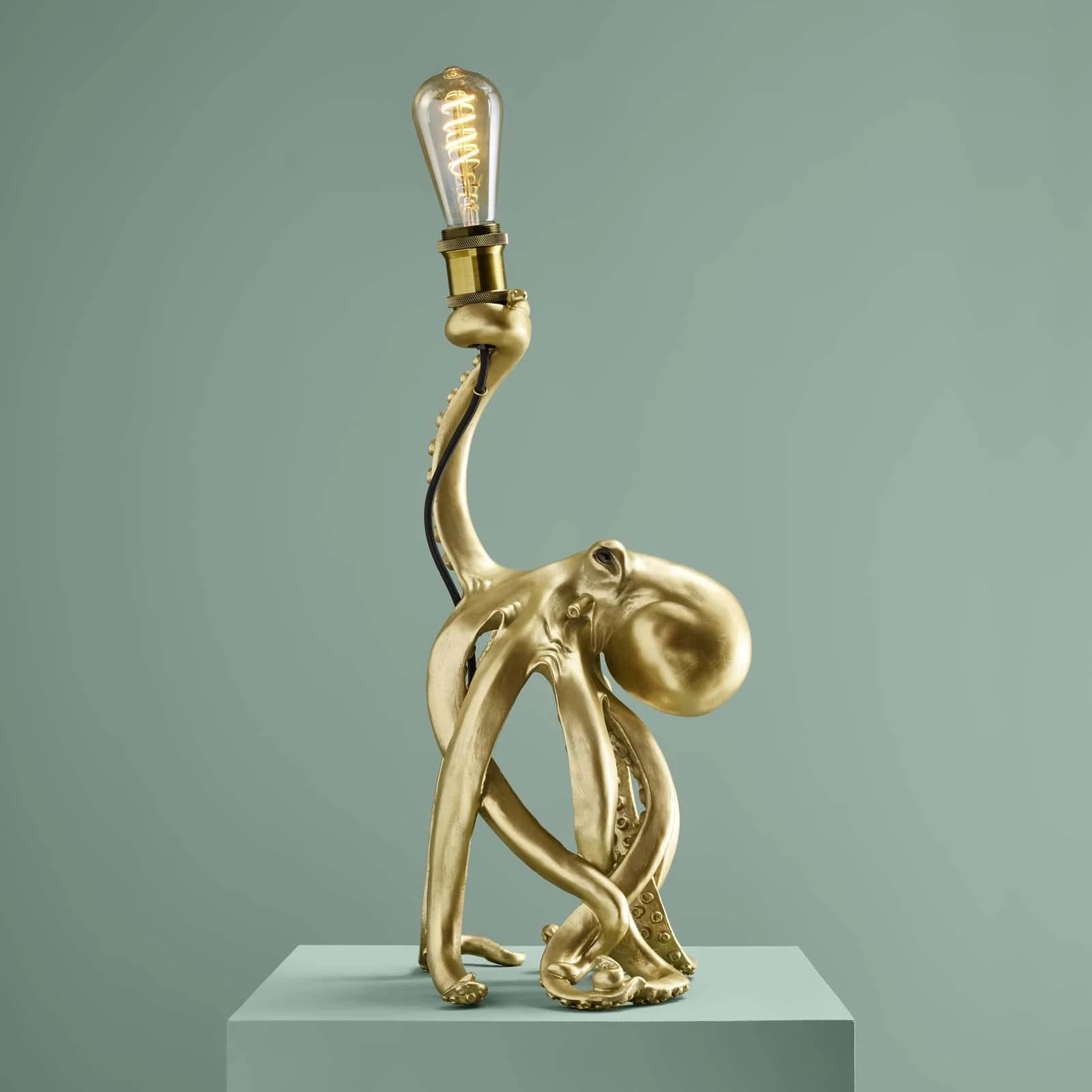 Tischleuchte Oktopus Otto Octopus, gold