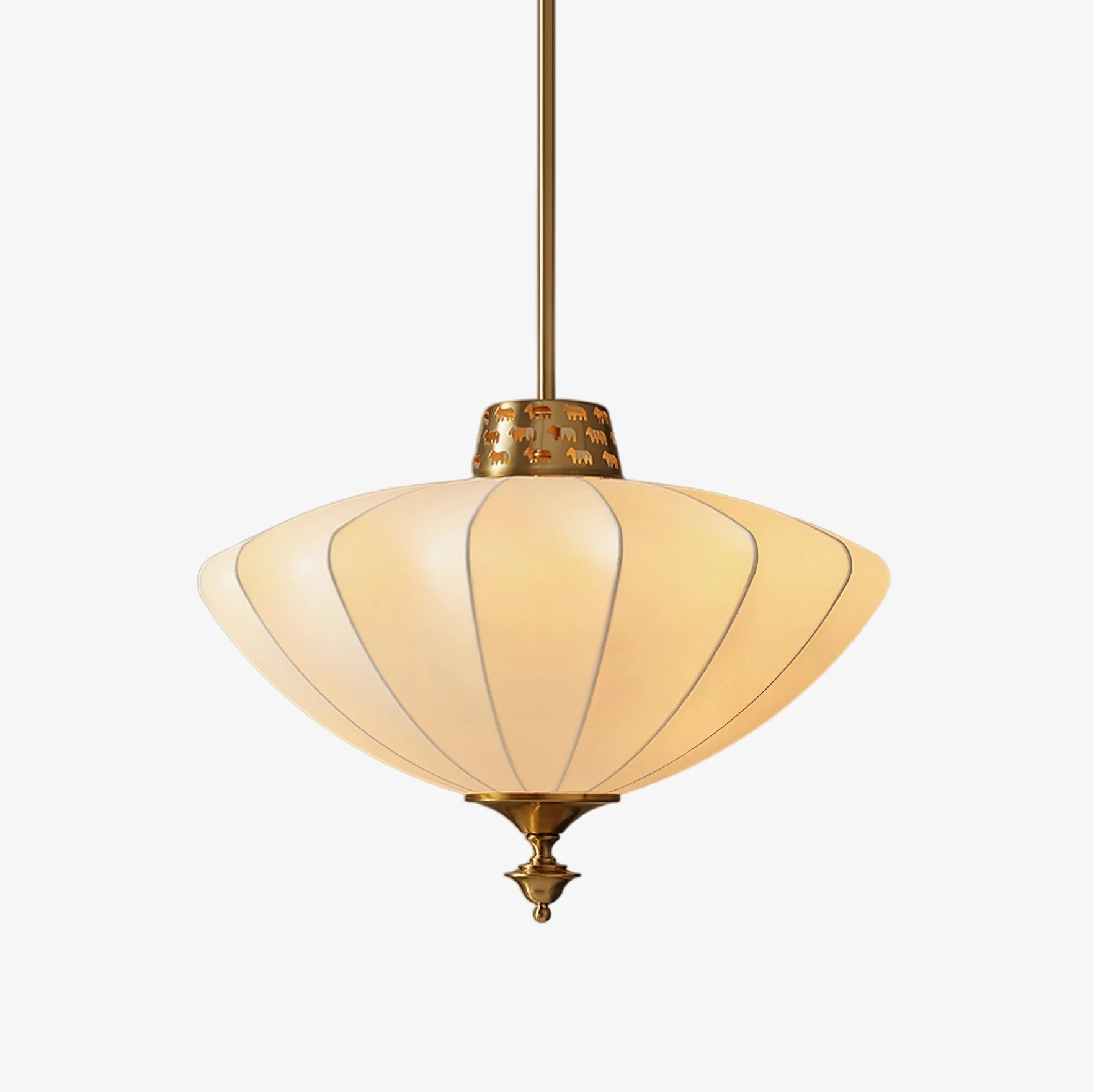 Ortalara Lámpara Colgante Seda Vintage Bloom Elegante