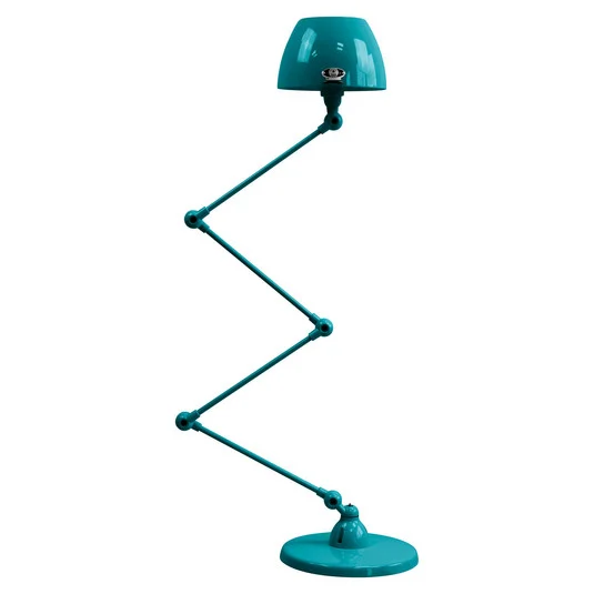 Jieldé Aicler AIC433 de pie articulada, azul ocean