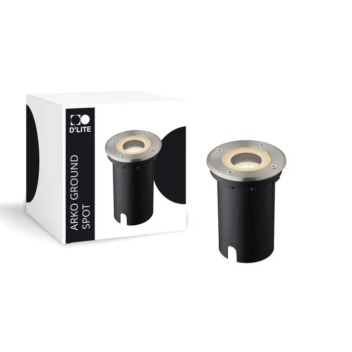 D'Lite Foco Suelo Arko Negro | Apta para 1x GU10