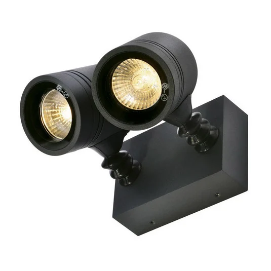 SLV Myra aplique para exterior, 2 luces, antracita