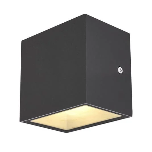 SLV Sitra Cube Aplique para exterior LED, antracita